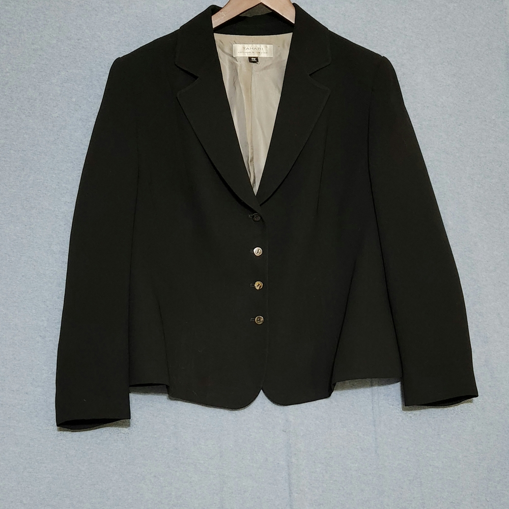 Tahari Classic Black Women's Blazer